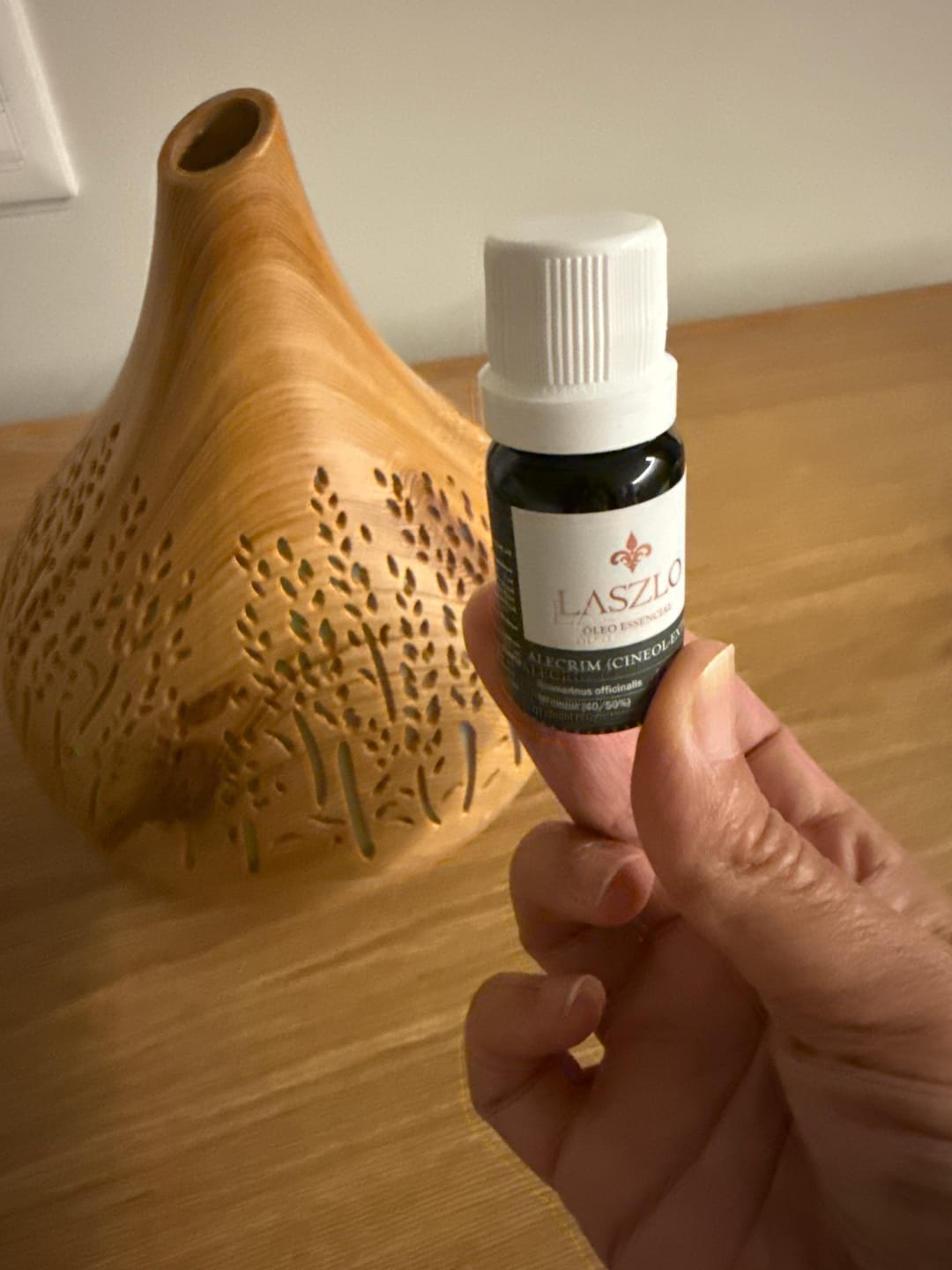 Customer photo review of Óleo Essencial de Alecrim Cineol (Gt Brasil) - Laszlo - Frasco com 10ml