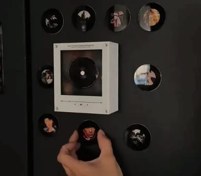 Customer photo review of SpinMuse™ Vinyl Music Box