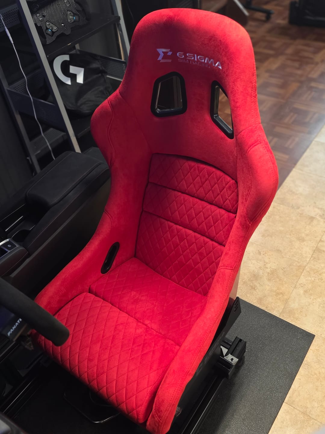 Customer photo review of GTR large Bucket Seat (Galaxy Red)