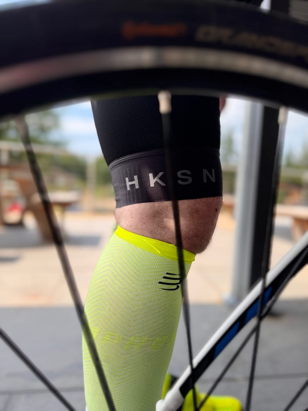 Customer photo review of Men's Elite 'Pro-Black' Bib Shorts