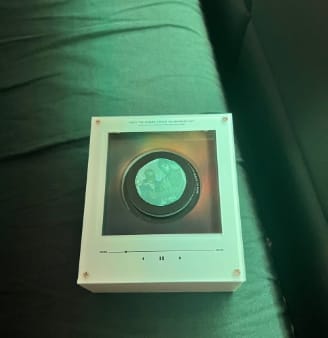 Customer photo review of SpinMuse™ Vinyl Music Box