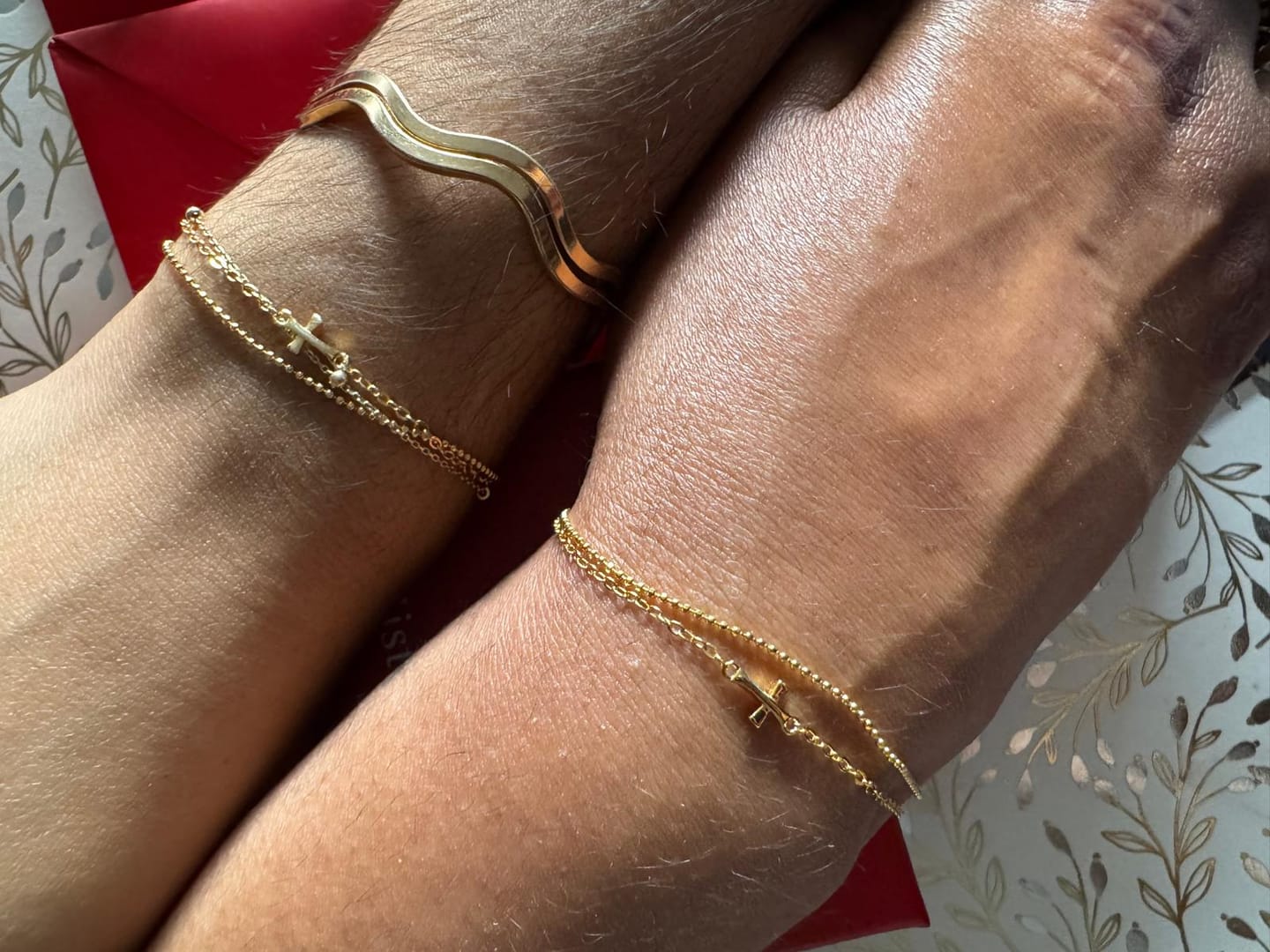 Customer photo review of Bracelet Croix Lueur de Foi