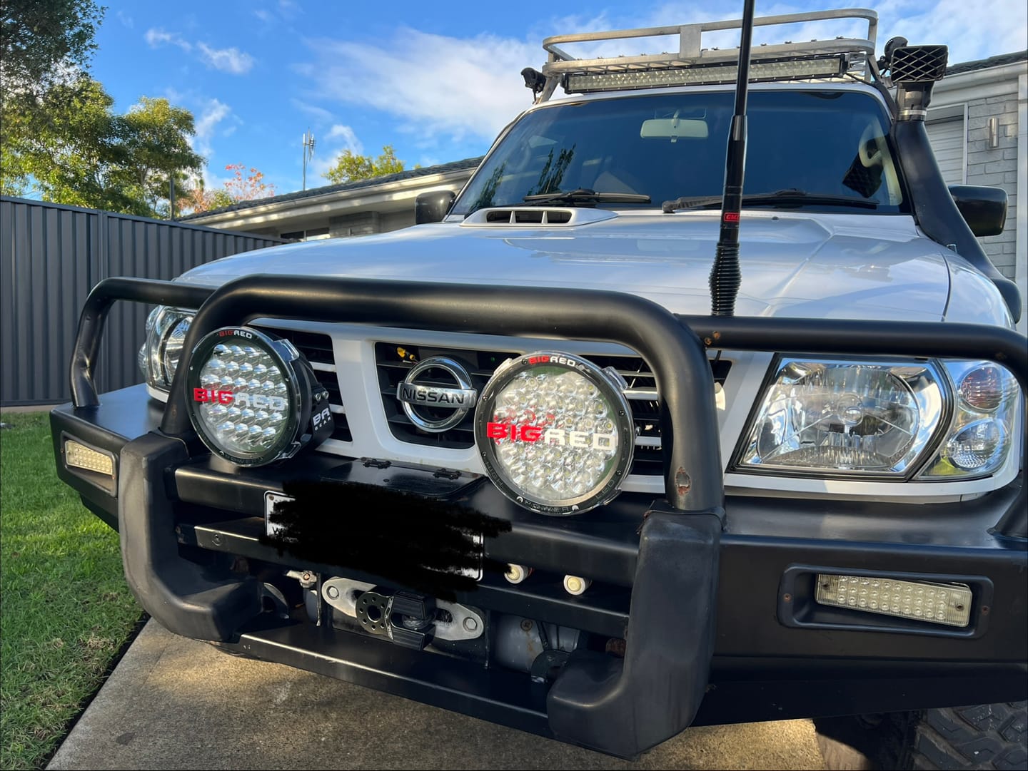 Customer photo review of 9 Inch BRG Driving Light Starter Kit (PAIR W/HARNESS)