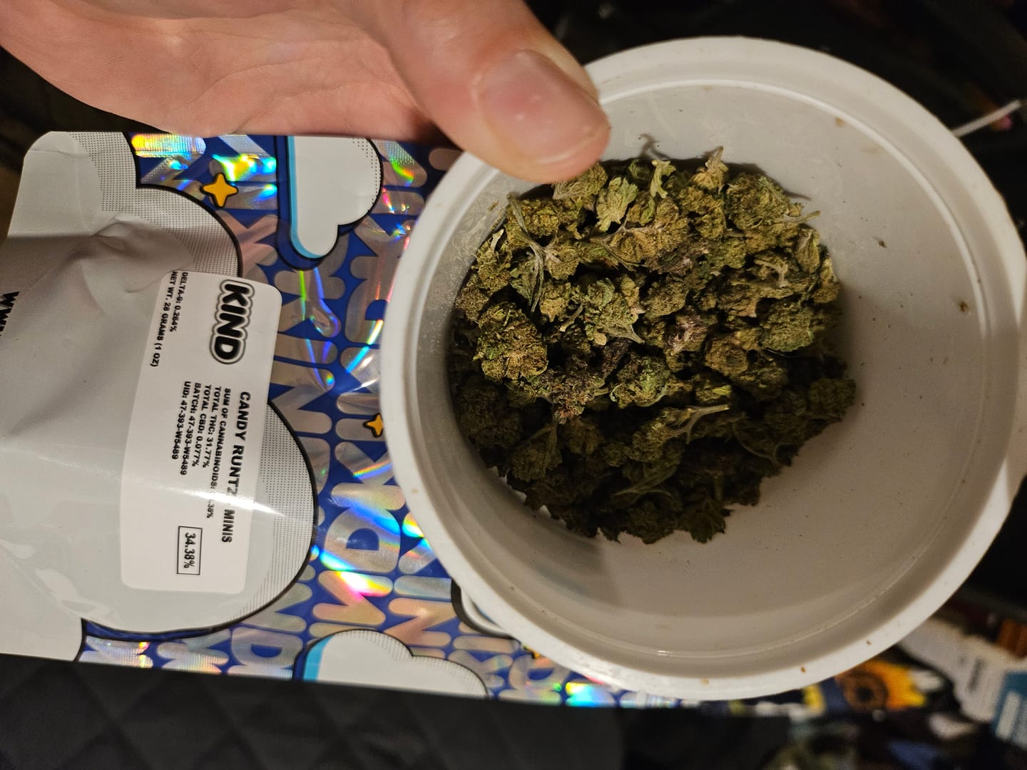 Customer photo review of Candy Runtz - Minis - 28 Grams - Hybrid