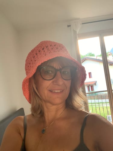 Customer photo review of CROCHET KIT HAVANA BUCKET HAT