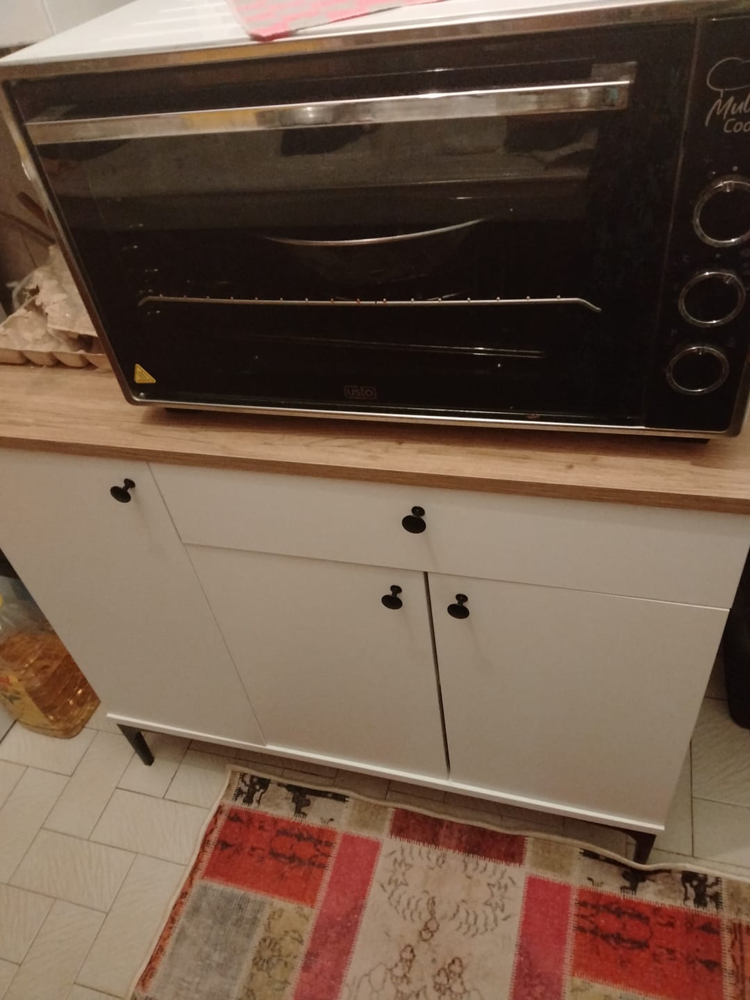 Customer photo review of Rani BD105 Komodin 2 Raflı Membran Çekmeceli Komodin Beyaz