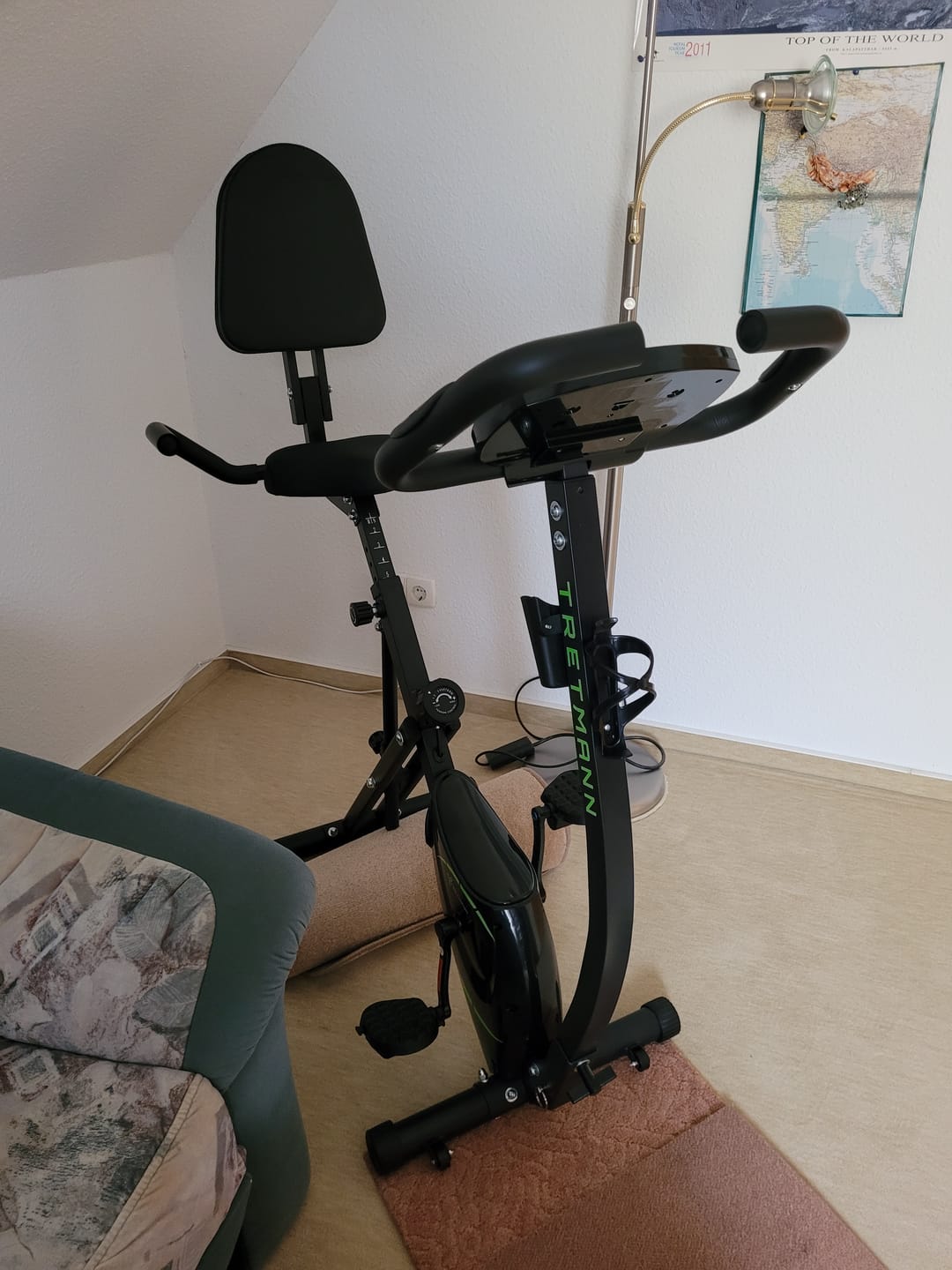 Customer photo review of Tretmann RIDE- Heimtrainer mit tiefem Einstieg