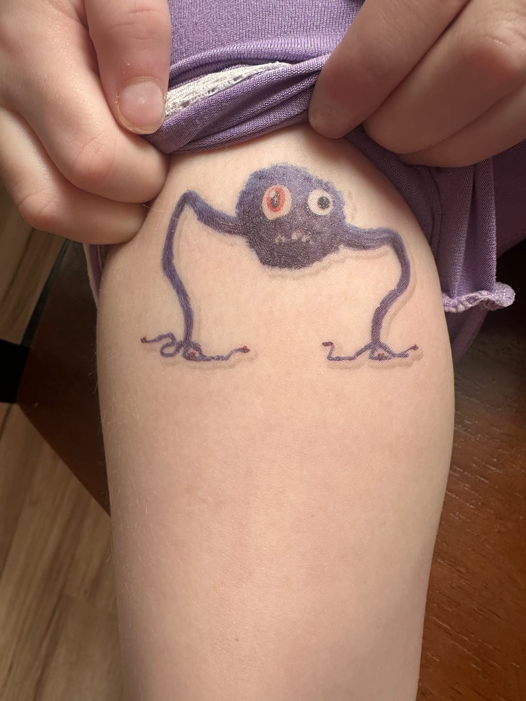Customer photo review of SKETCH Temporary Tattoos