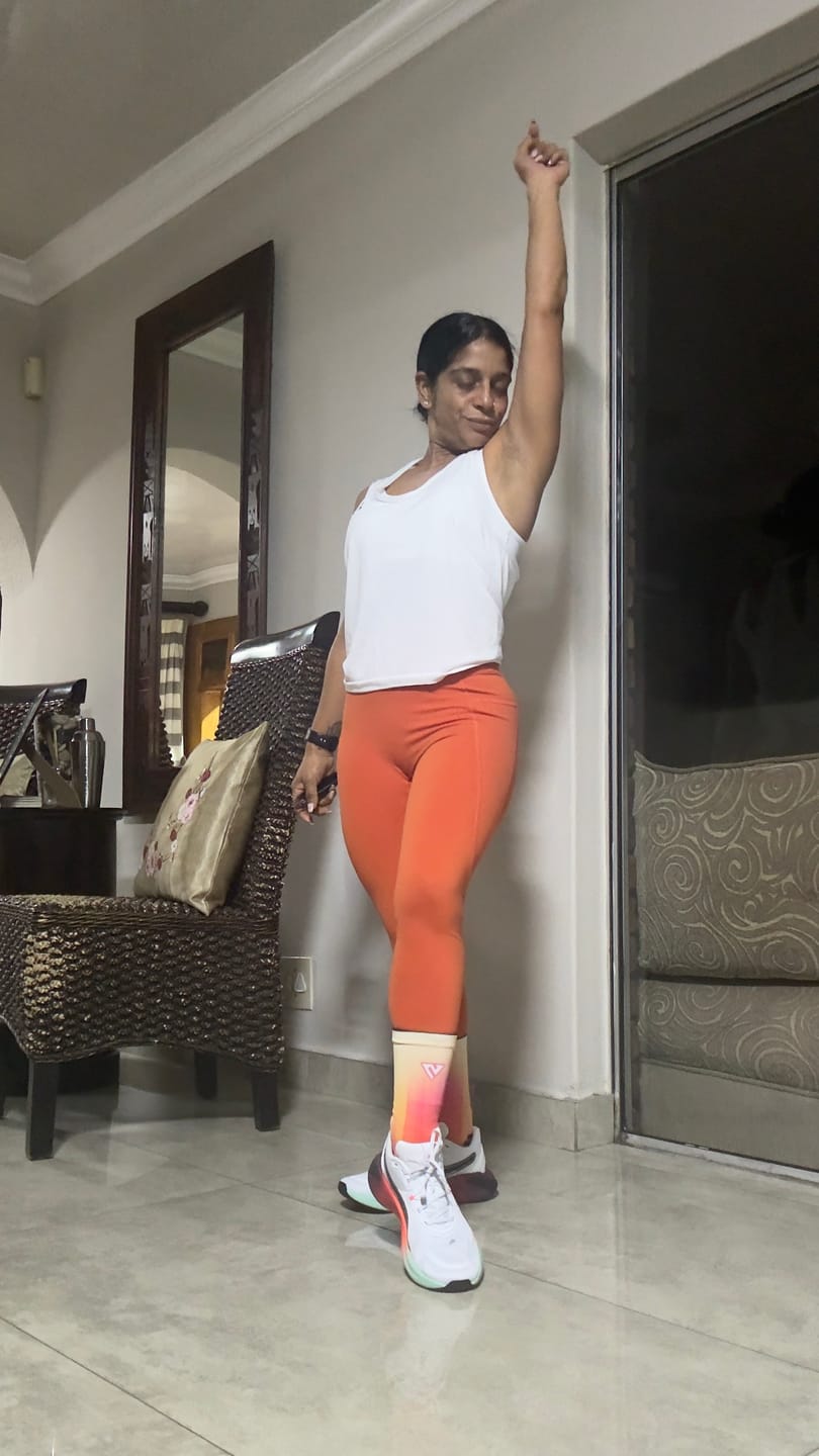 Customer photo review of High Waist Pocket Leggings