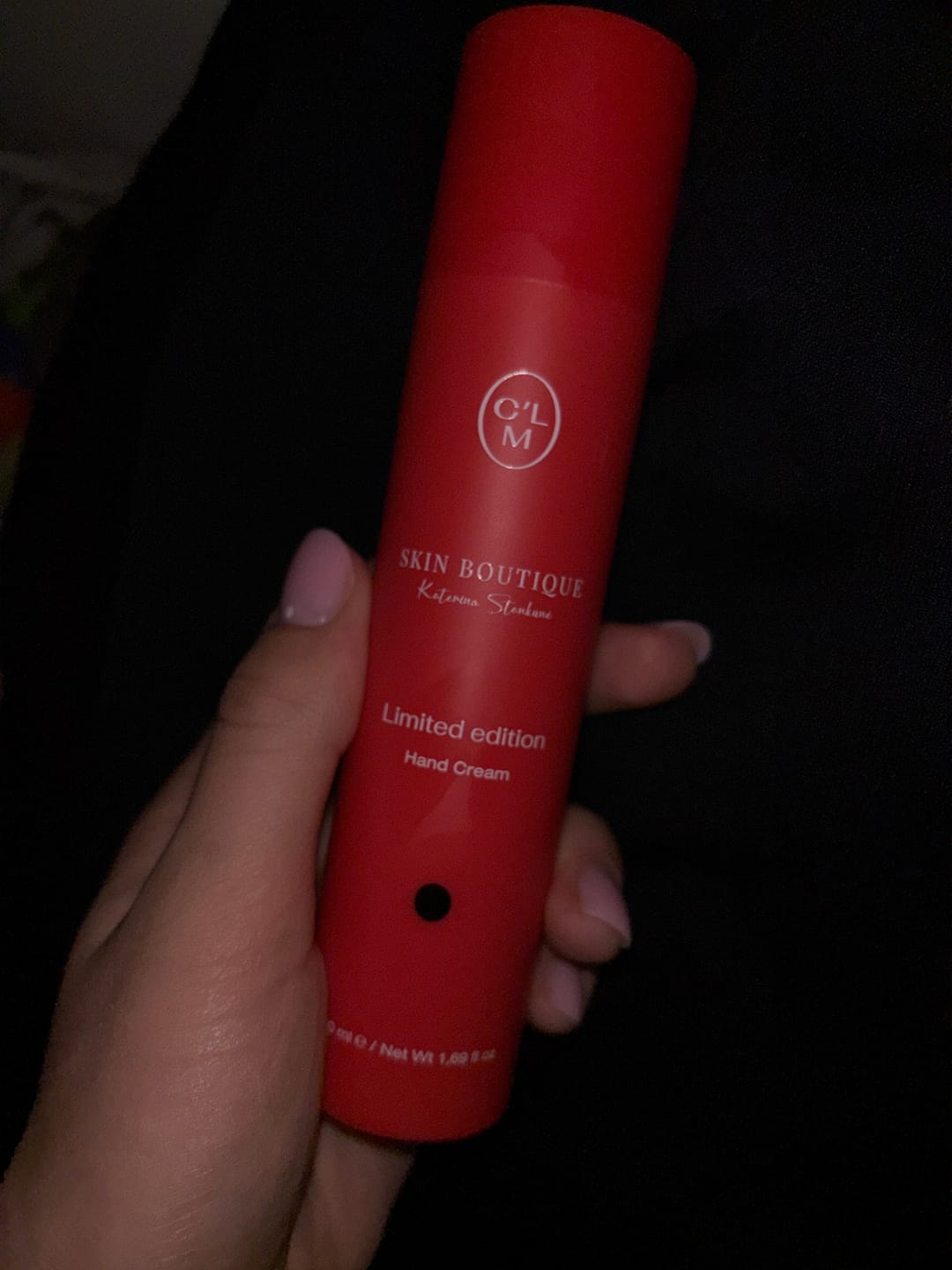 Customer photo review of Limited Edition Rankų kremas CLM & Skin Boutique 50ml