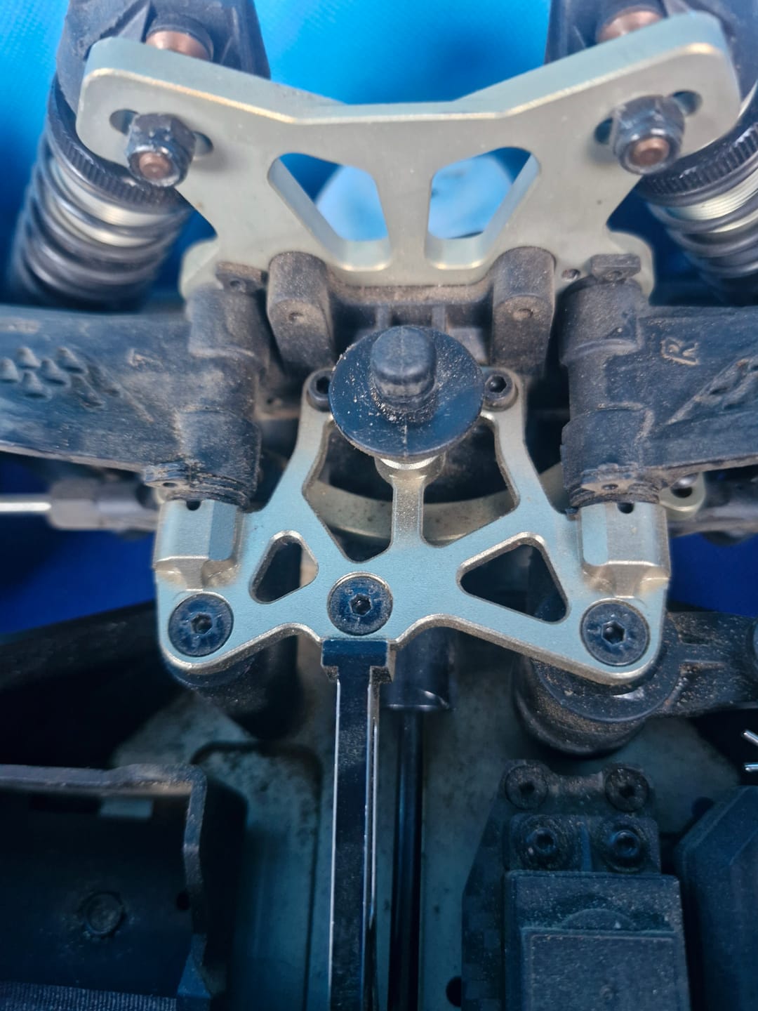 Customer photo review of Aluminum Front Triangle Frame Brace Set for DSK Buggy