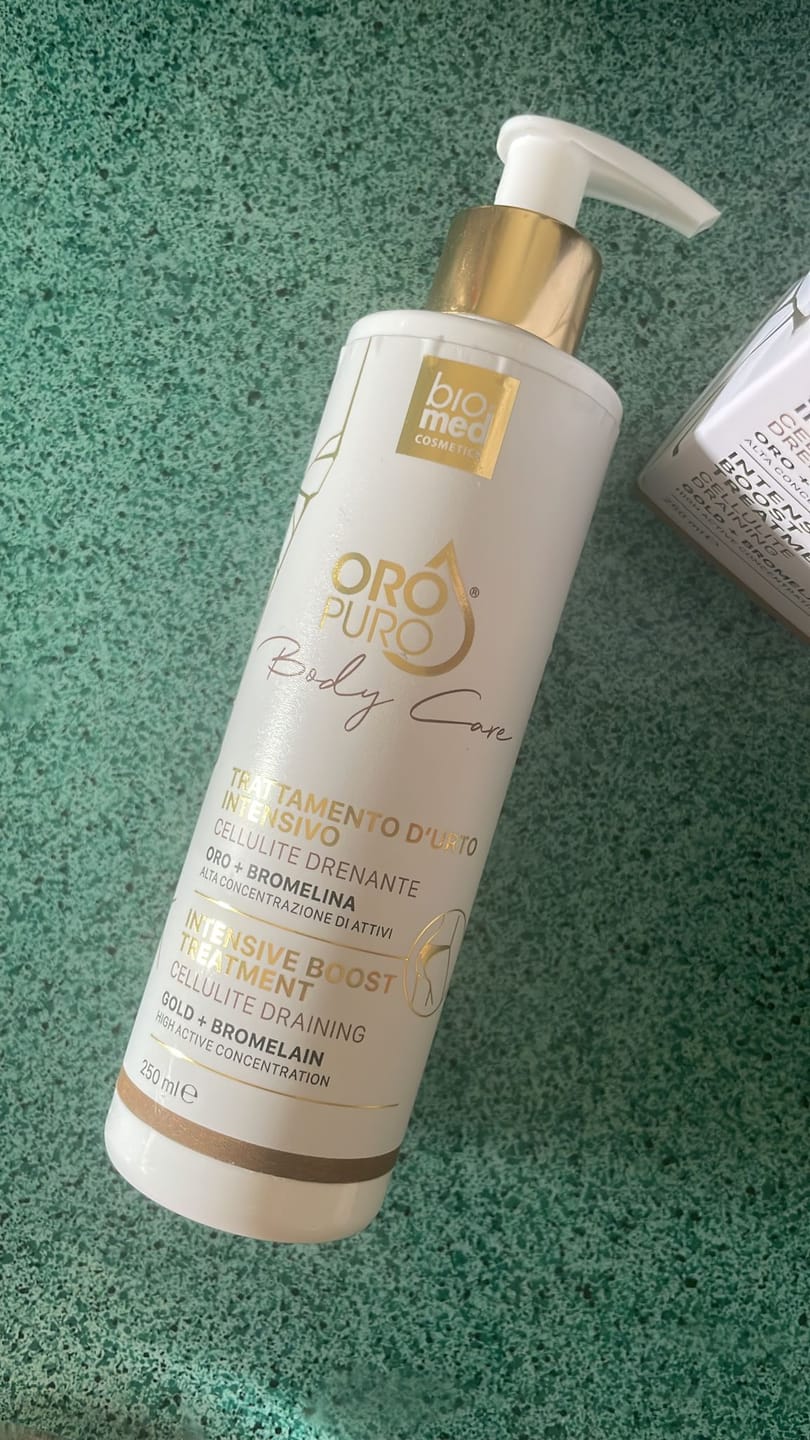 Customer photo review of Trattamento d'urto intensivo - Cellulite Drenante - Oro + Bromelina - 250ml