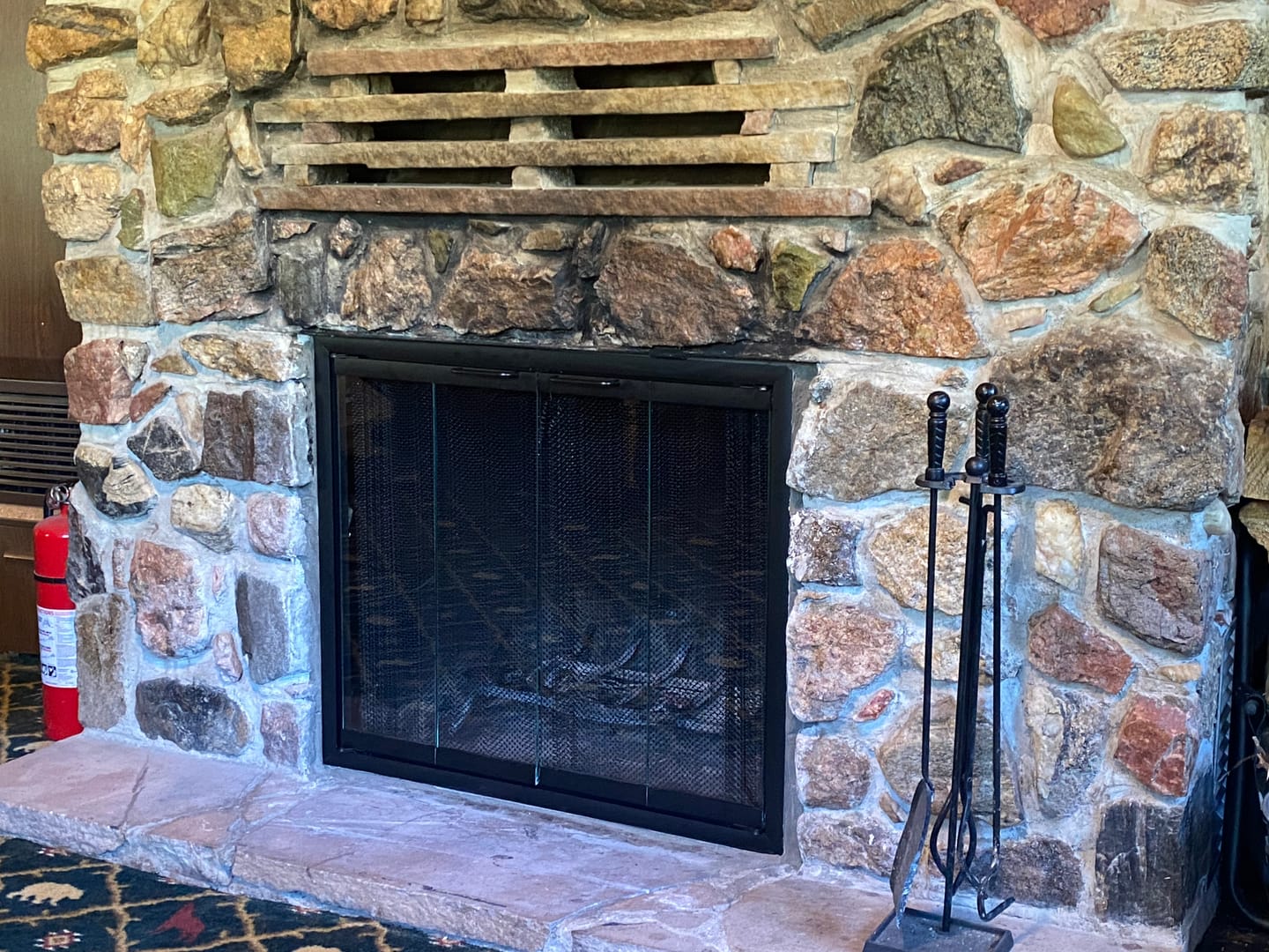 Customer photo review of Cavestone Fireplace Glass Doors | Custom Masonry Fit
