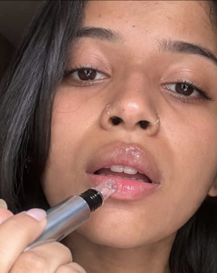 Customer photo review of Collagen Lip Plumper | 100% Natural & Vegan