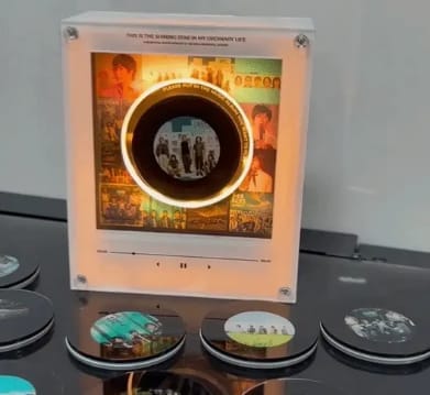 Customer photo review of SpinMuse™ Vinyl Music Box