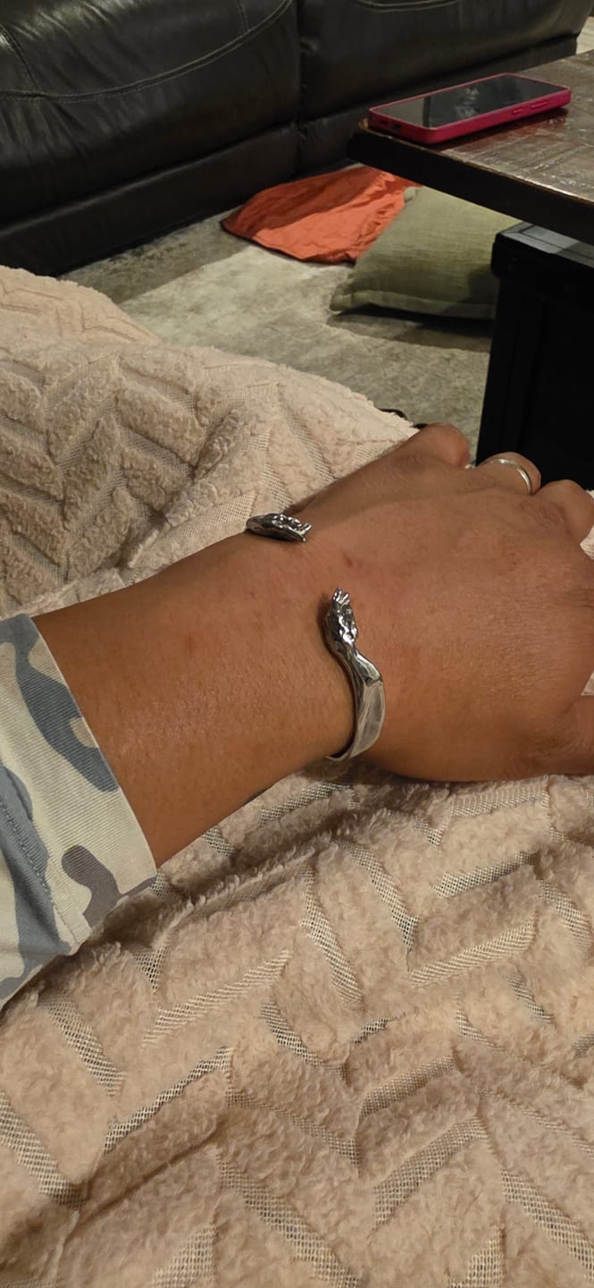 Customer photo review of Creation of Adam Cuff V2