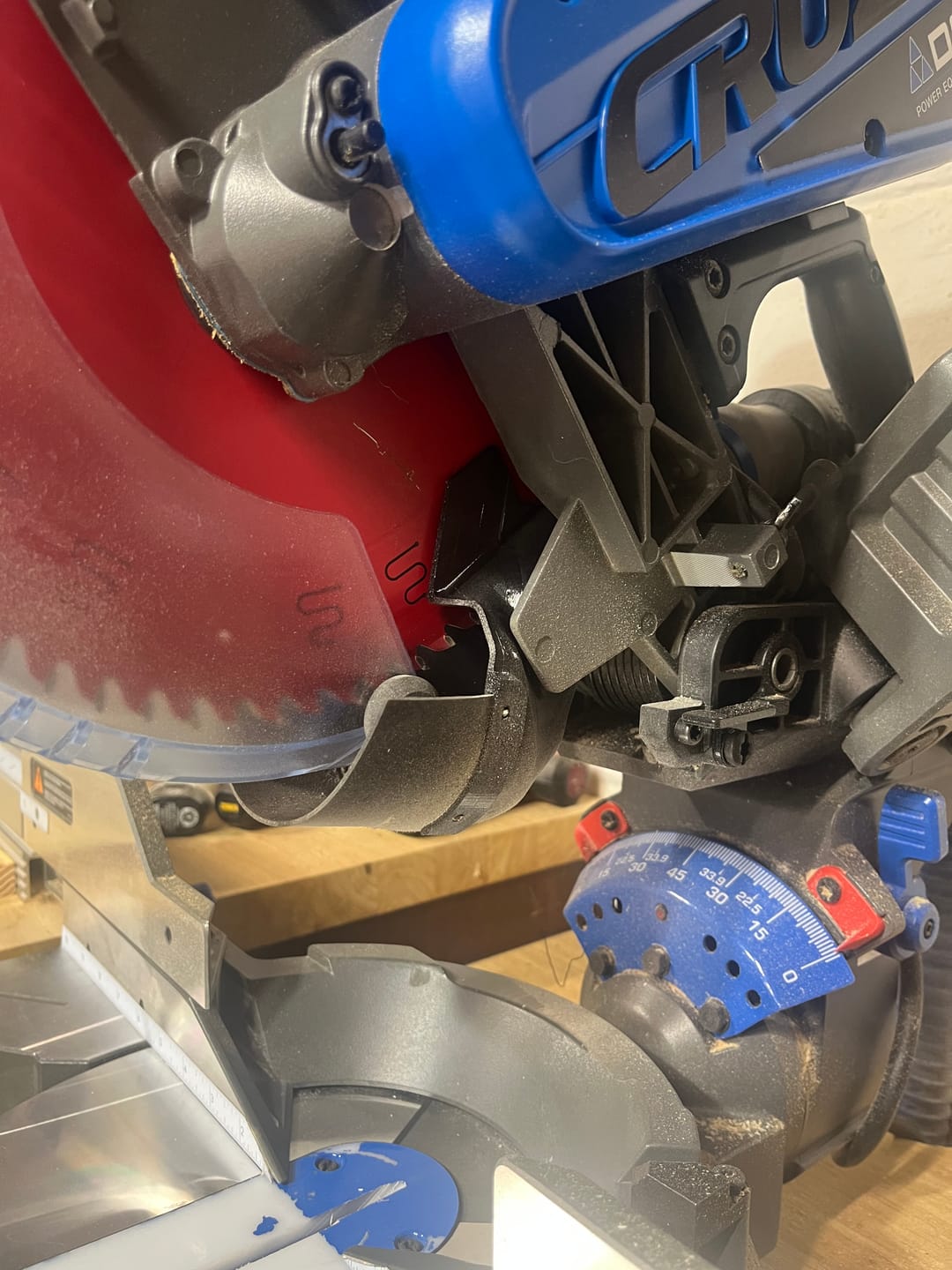 Customer photo review of Dust Collection Chute for Delta Cruzer Miter Saw