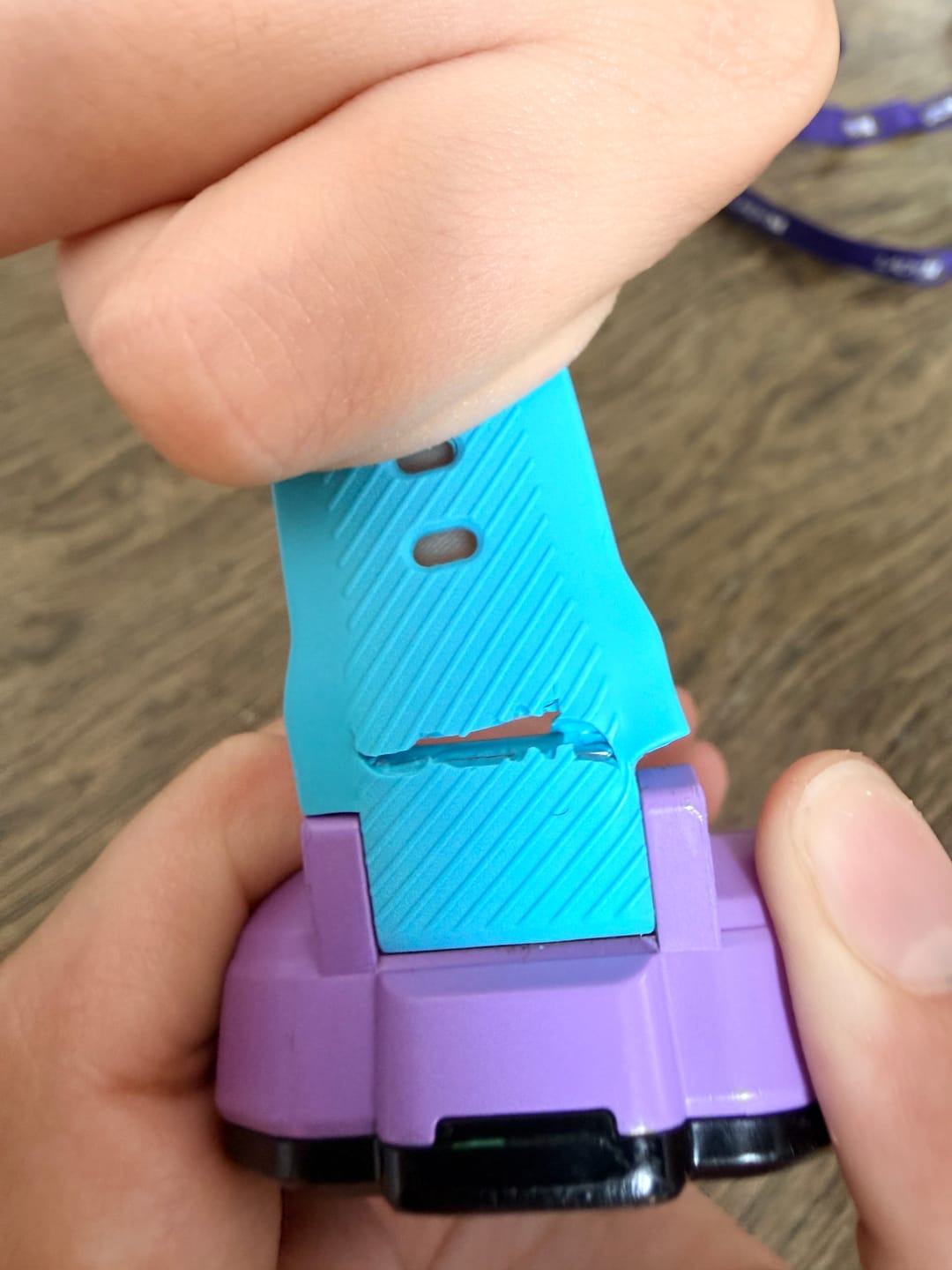 Customer photo review of TickTalk 5 Wristband