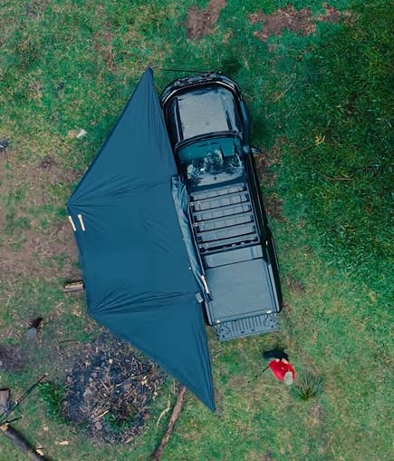 Customer photo review of OPENROAD 2.5m 180 Freestanding Awning XL