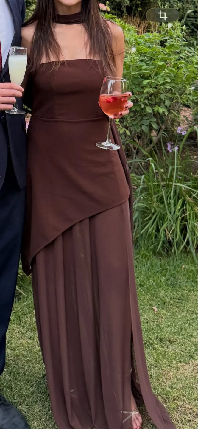 Customer photo review of Astoria Strapless Bodice Maxi Dress