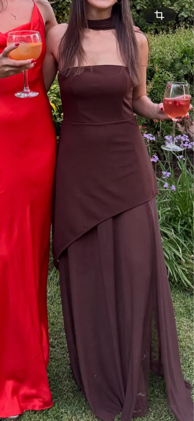 Customer photo review of Astoria Strapless Bodice Maxi Dress