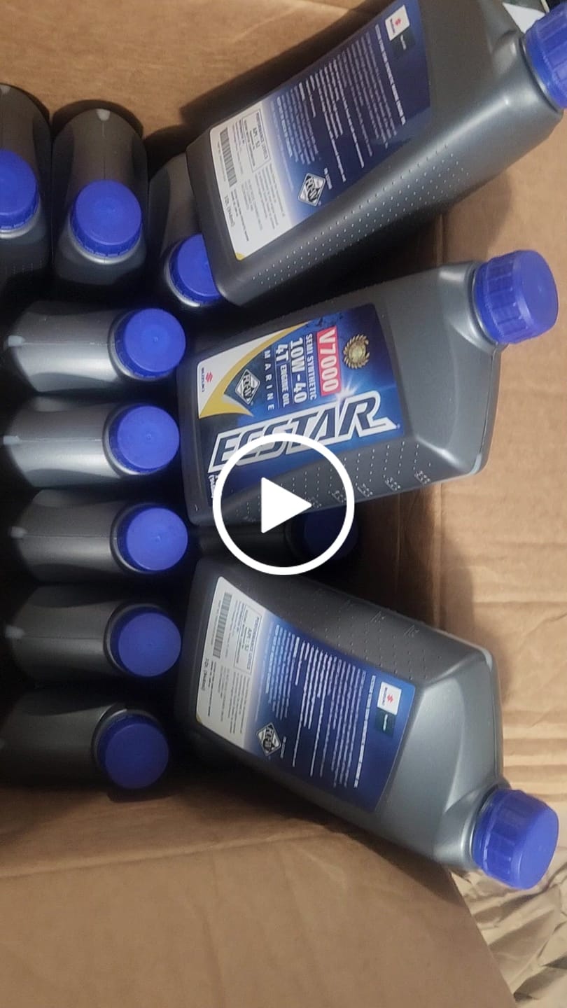Customer video review of Suzuki ECSTAR Marine Oil 10W-40 V7000 (Gallon)