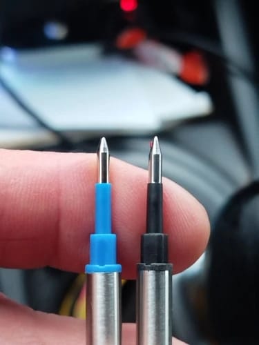 Customer photo review of Universal Rollerball Pen Refills (10 Pieces)