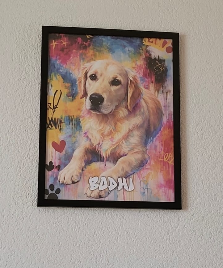 Customer photo review of Graffiti - Gepersonaliseerde Poster