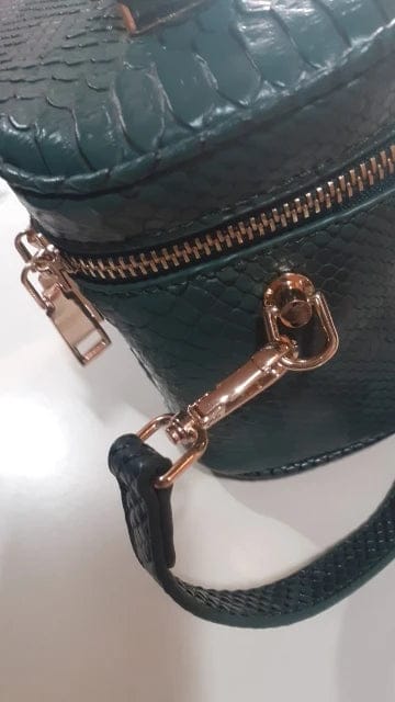 Customer photo review of Delphine Leather Box Bag