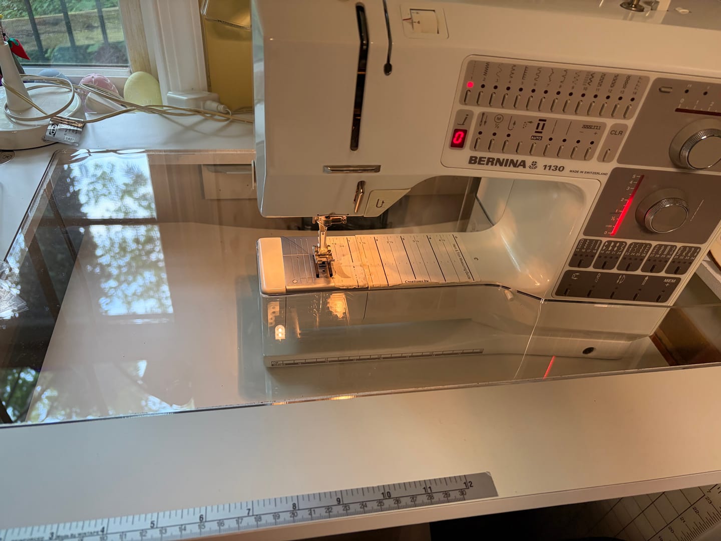 Customer photo review of Sew Steady Custom Acrylic Cabinet Insert