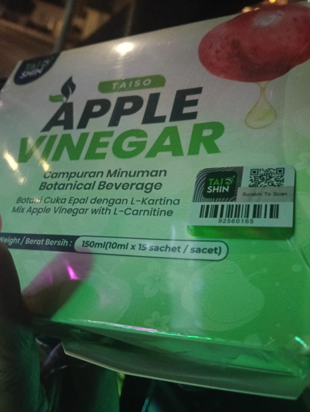 Customer photo review of Taiso Apple Cider Vinegar