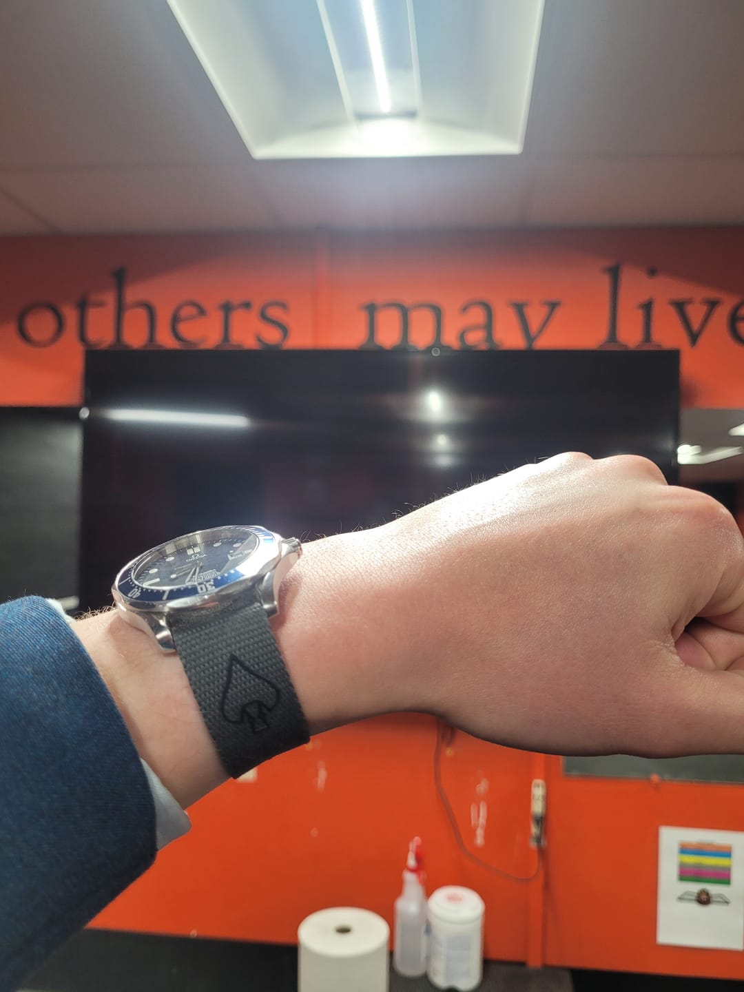 Customer photo review of NOFORN Single-Pass Watch Strap