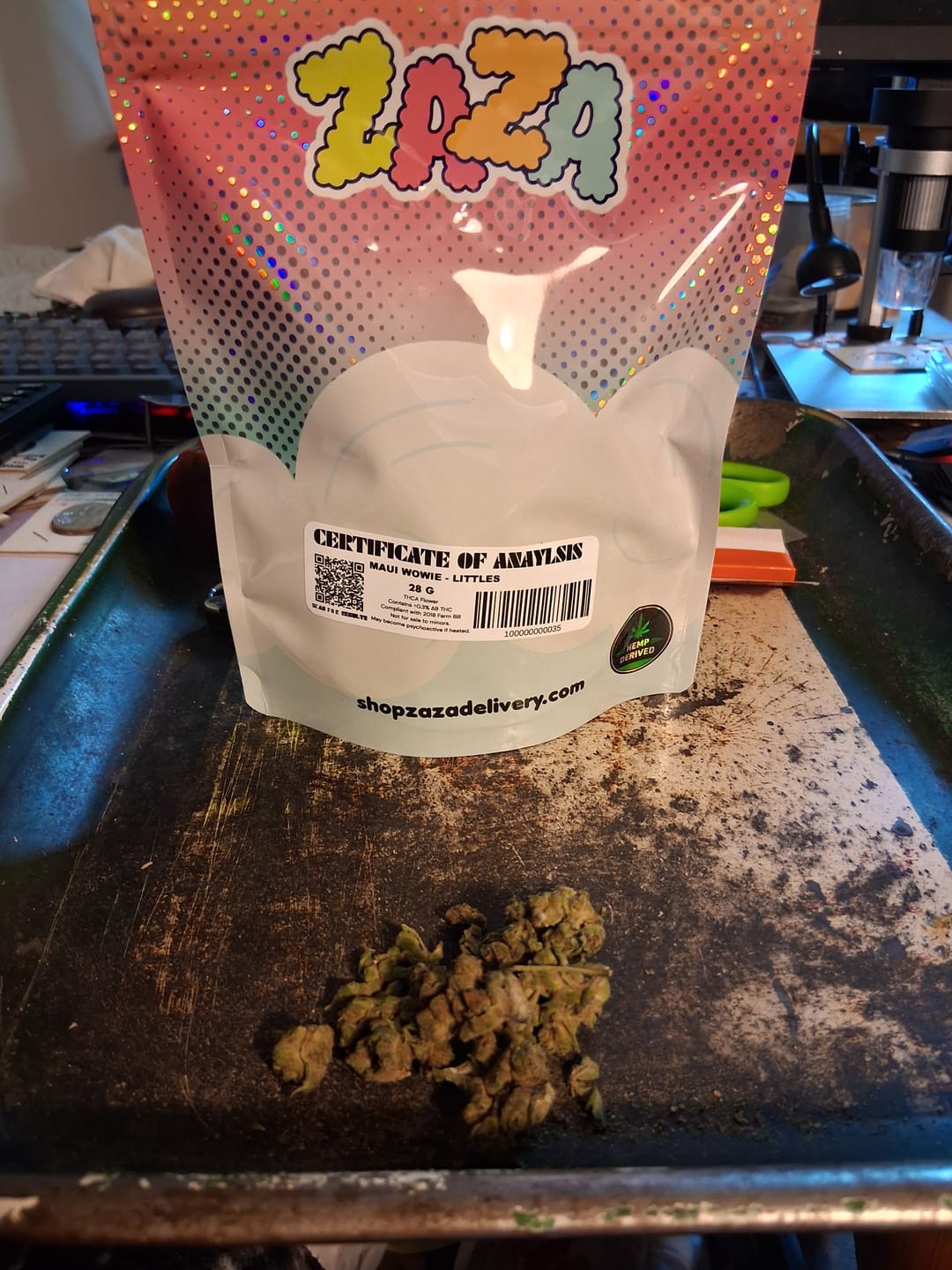 Customer photo review of Maui Wowie - 28 Grams Littles - Sativa