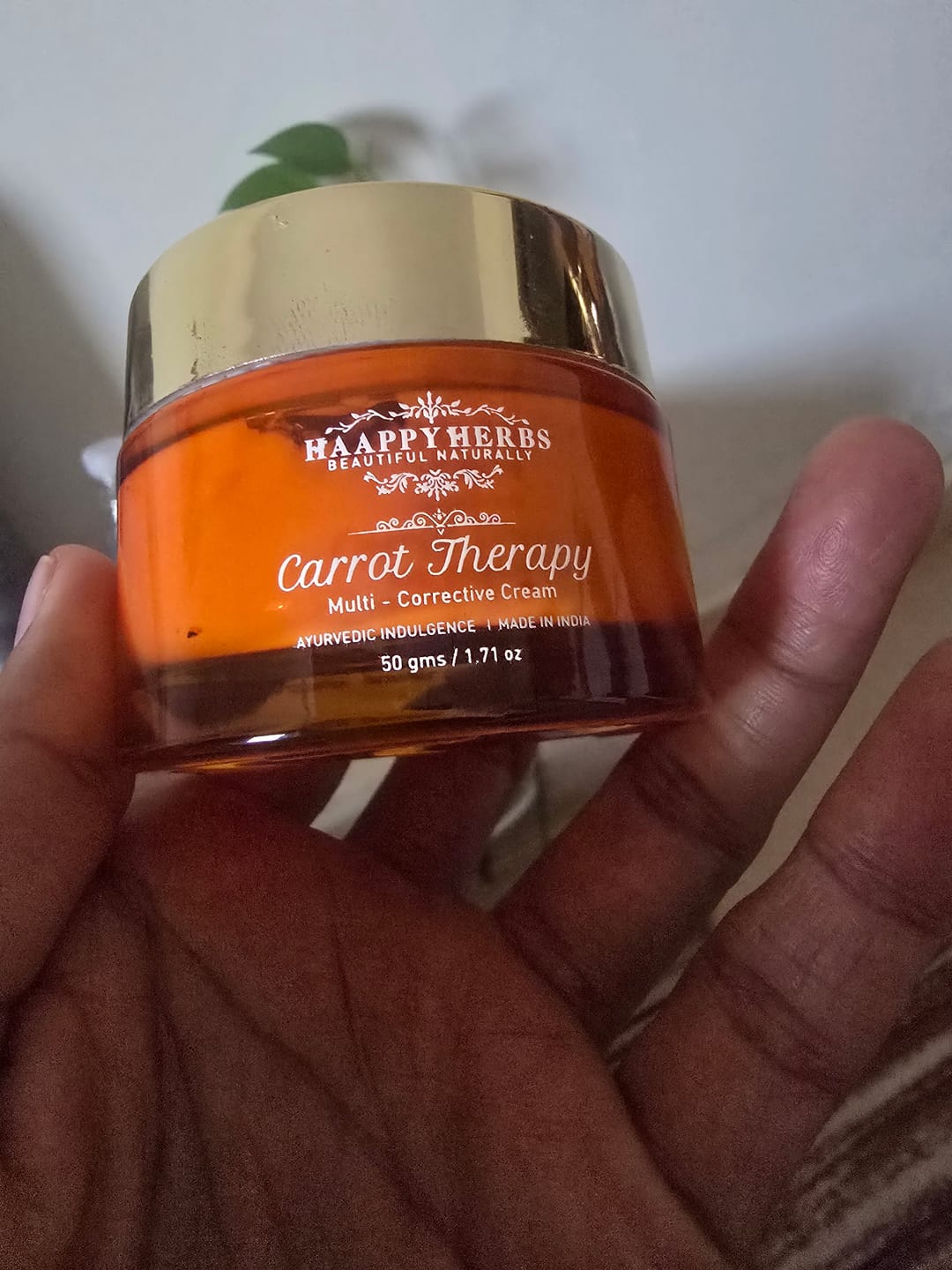 Customer photo review of Carrot Therapy Multi Correct Cream