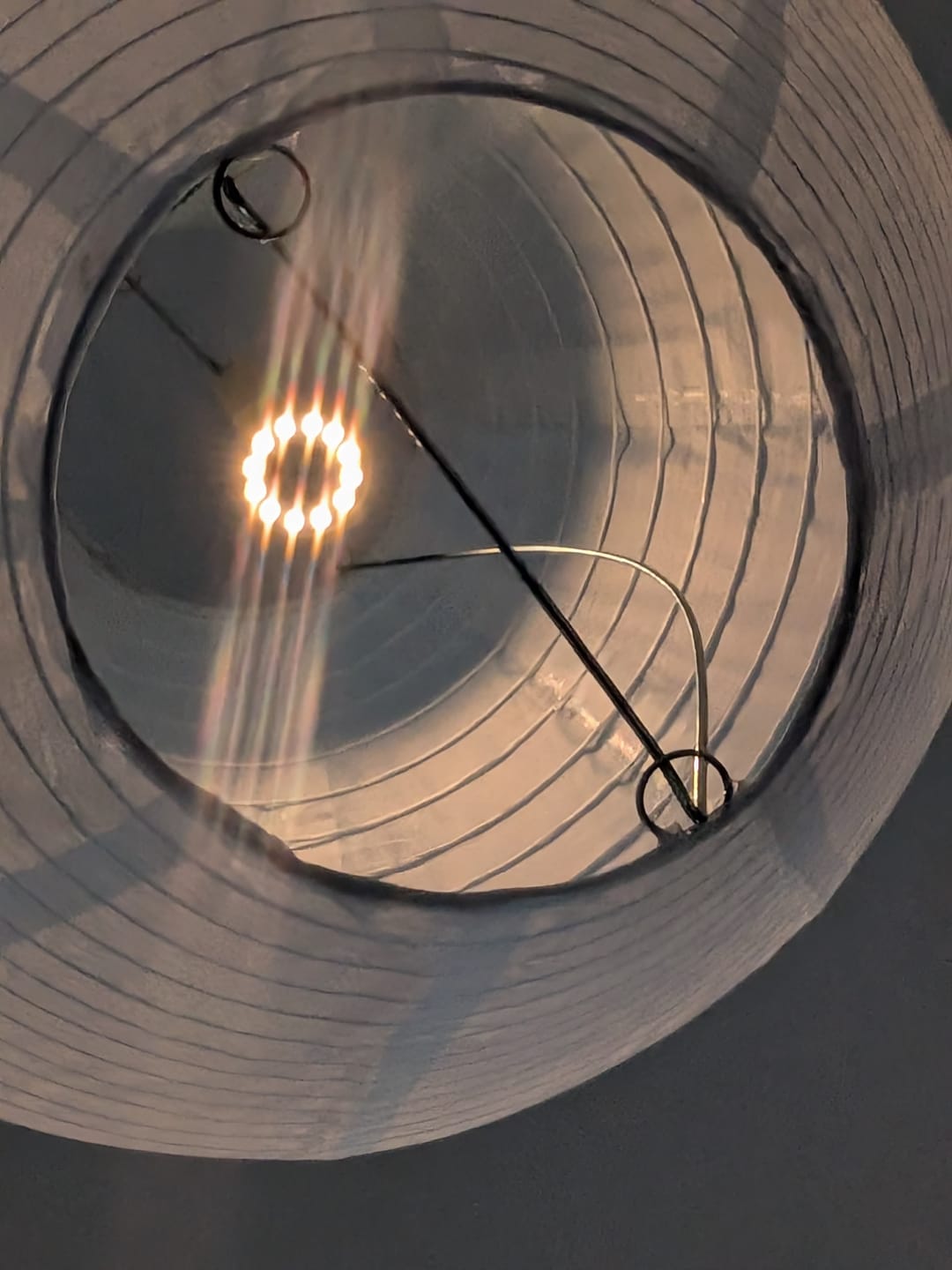 Customer photo review of Fantado MoonBright 12-LED Multi-function Remote Controlled Light for Paper Lanterns, Warm White (Battery Powered)