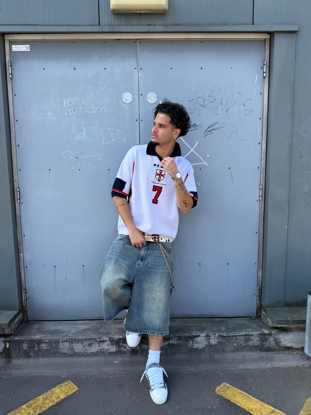 Customer photo review of 98 England knit Jersey - White