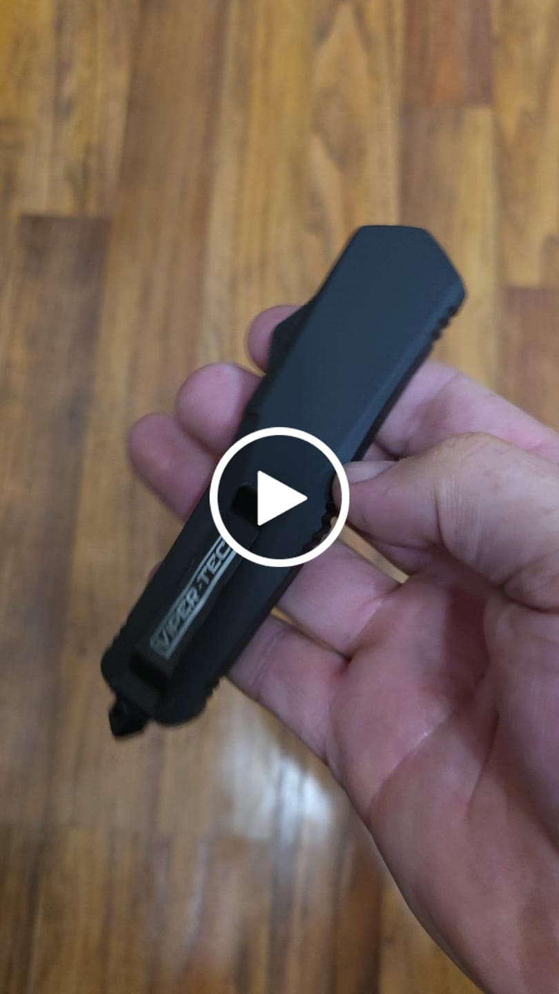 Customer video review of Black Ghost OTF Knife (Multiple Blade Styles Available)