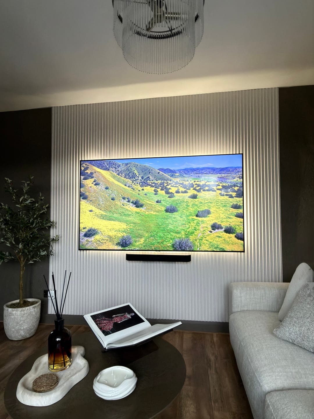 Customer photo review of Legacy Fluted Paintable MDF Panel