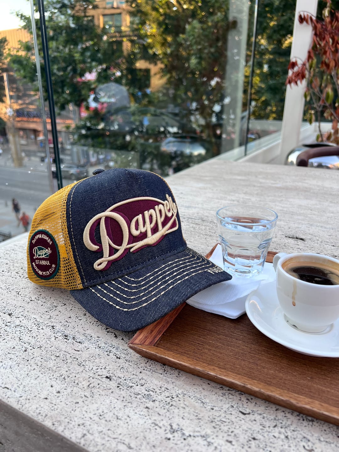 Customer photo review of Trucker Hat - Urban Collection - Dapper Riders - Lacivert