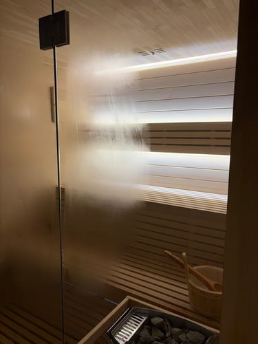 Customer photo review of 4-6 Person Traditional Sauna - 6kw Harvia Heater