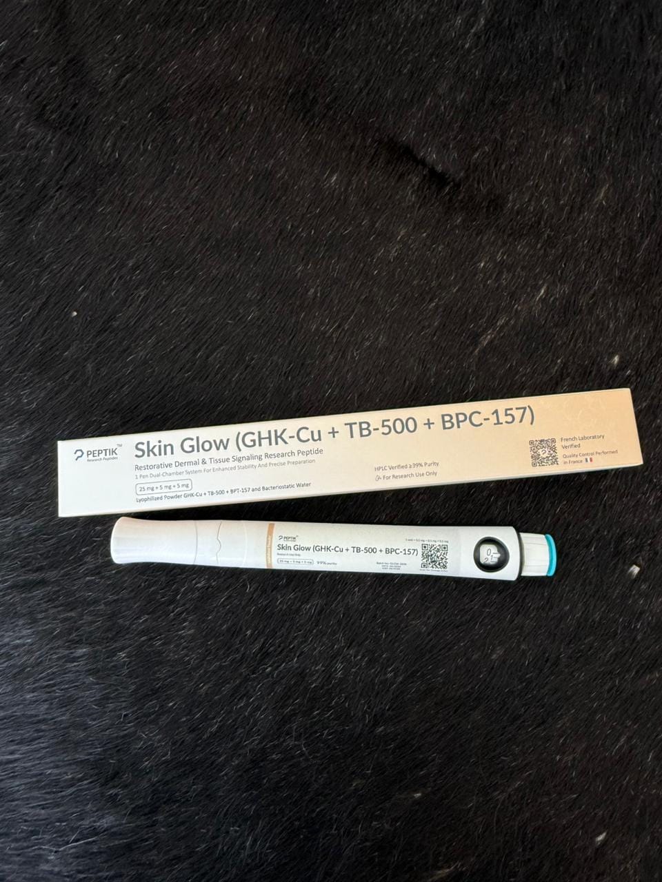 Customer photo review of Skin Glow (GHK-Cu/TB-500/BPC-157) Lyophilized Vial