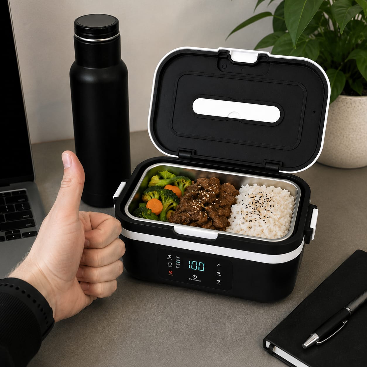 Customer photo review of SnapHeatEat™ Electric Lunch Box