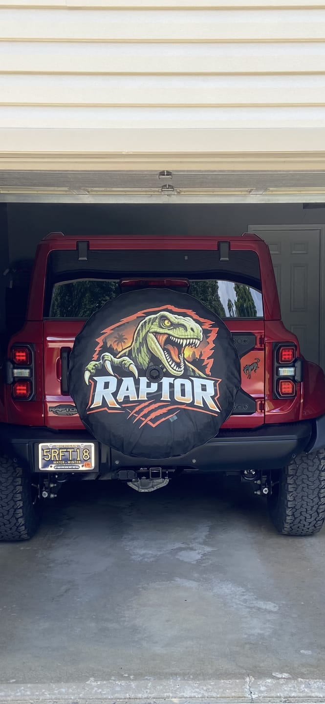 Customer photo review of CUSTOM Ford Bronco Tire Cover