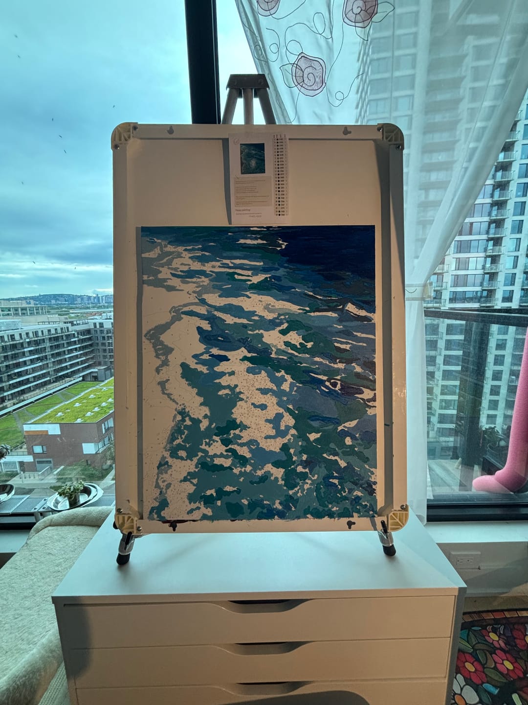 Customer photo review of Endless Ocean | Paint by Number