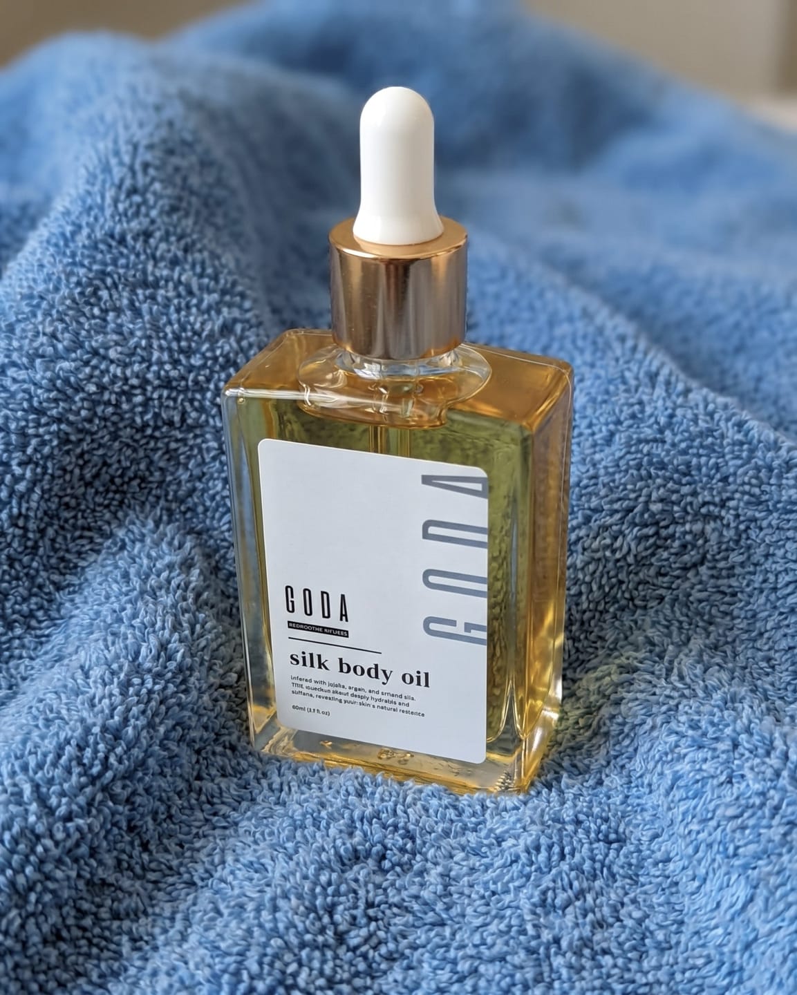 Customer photo review of Goda® Silk Body Oil
