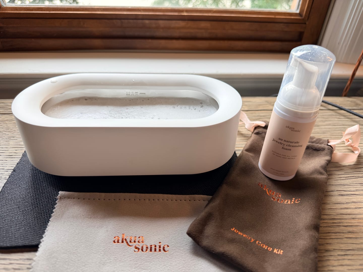 Customer photo review of akua sonic cleaner