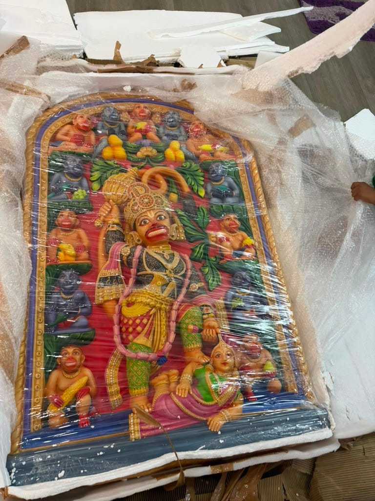 Customer photo review of Kashtabhanjan Hanuman Wall Mural | 2ft Powerful Sarangpur Hanuman 🚩
