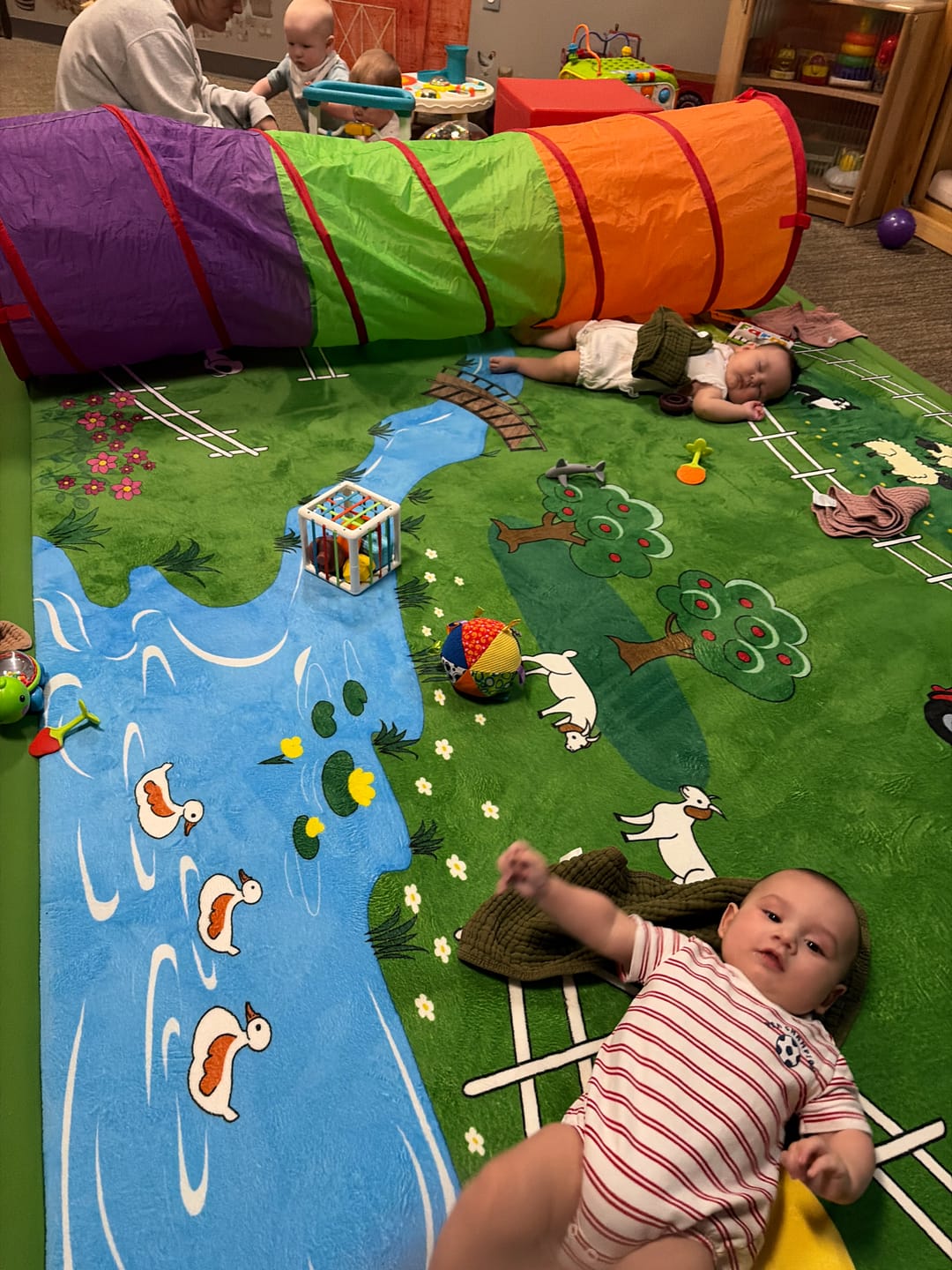 Customer photo review of Relax Mat - 1.4" Thick Soft Foam Play Mat