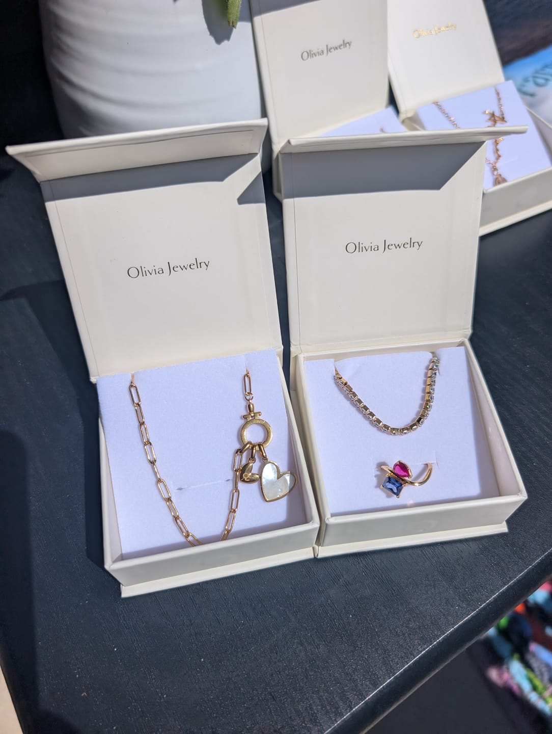 Customer photo review of Toi et Moi Birthstone Ring