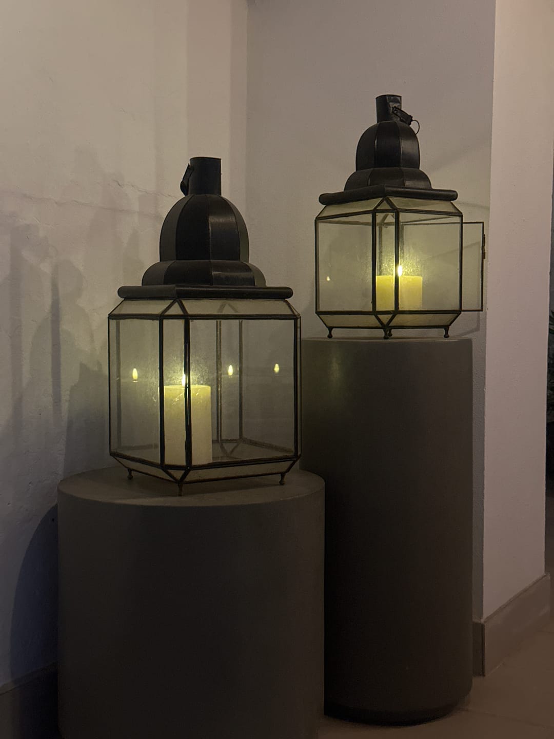 Customer photo review of Unique LED Bloklys D 10 x 15 cm Cream